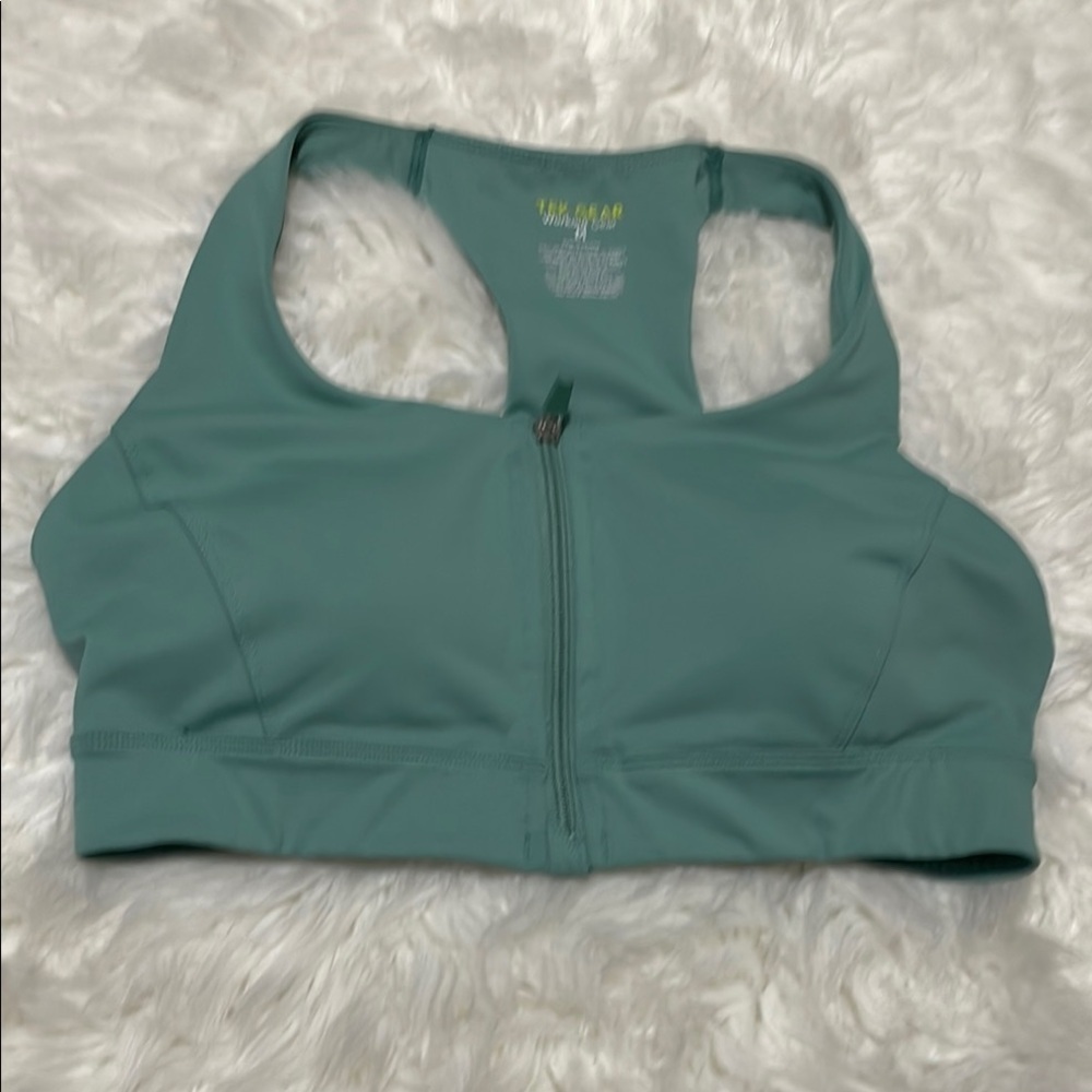 Tek Gear Teal Sports Bra Sz Medium